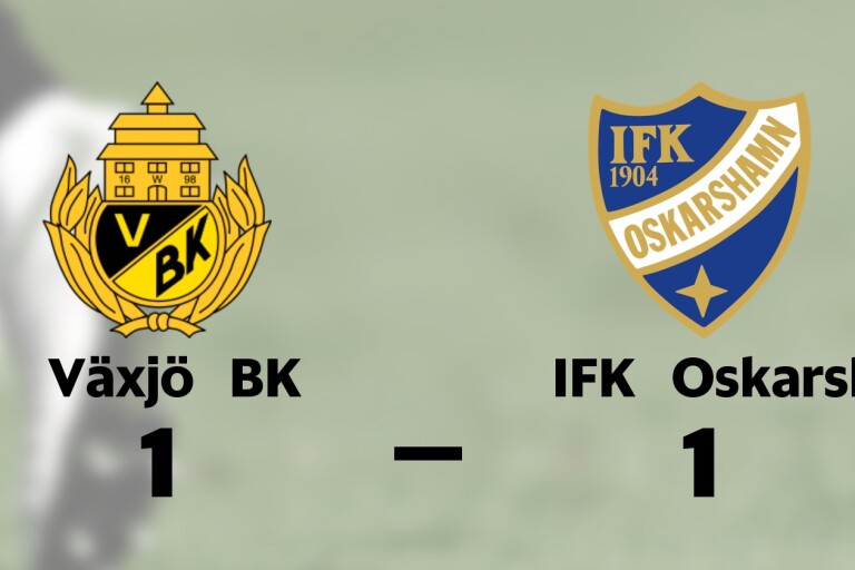 En poäng för IFK Oskarsh borta mot Växjö BK