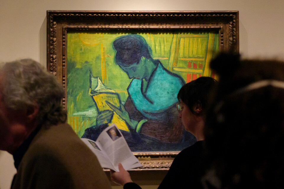 En tavla av Van Gogh som en brasiliansk konstägare hävdar att han äger. Arkivbild.