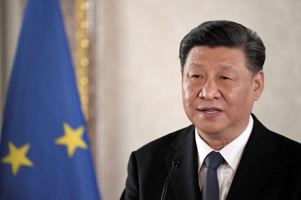 Kinas diktator Xi Jinping. Foto: TT/Arkiv