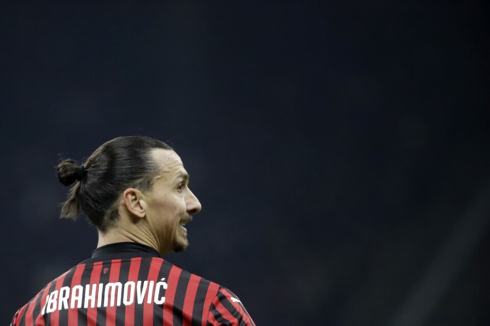 Zlatan Ibrahimovic har inte spelat en match sedan den 8 mars. Arkivbild.