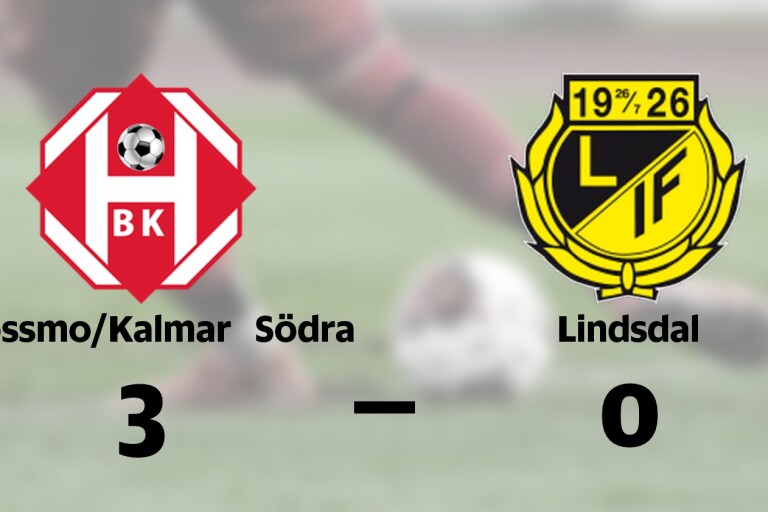 Hossmo/Kalmar Södra segrare efter walk over från Lindsdal