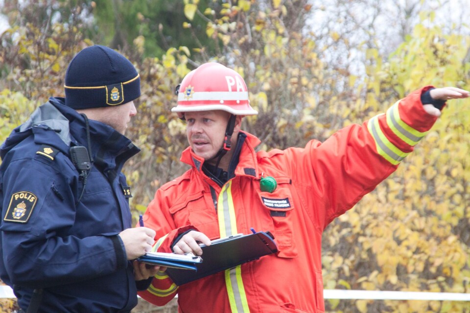 Anders Palmgren har uppgiften att genomföra räddningstjänstens utredning av skolbranden i Löttorp.