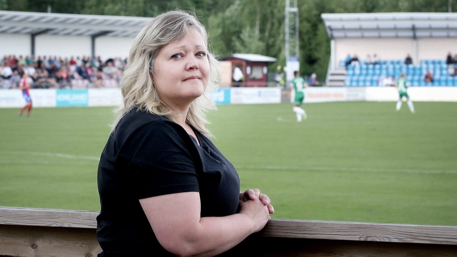 Vittsjö GIK:s sportchef Erika Nilsson har skrivit ett öppet inlägg på Facebook där hon kritiserar Aftonbladets Anders Nilssons tankar om att lag som Vittsjö inte bör spela i allsvenskan. FOTO: STEFAN SANDSTRÖM/ARKIV