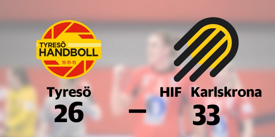 Formstarka HIF Karlskrona tog ny seger mot Tyresö