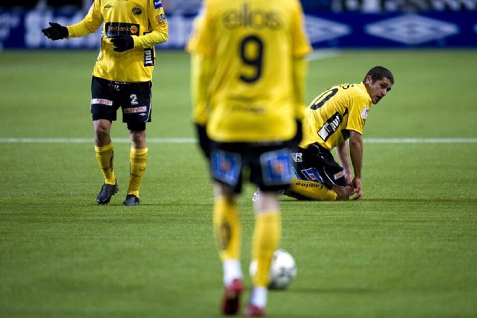 Emir Bajrami och Elfsborg hade ingen större utdelning i första halvlek i onsdagskvällens allsvenska fotbollsmatch mellan IF Elfsborg och Djurgårdens IF på Borås Arena.