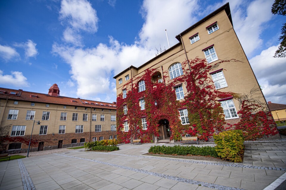 Högskolan Kristianstad på sin befintliga plats på Näsby.