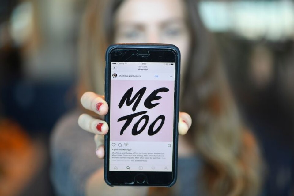 #metoo-kampanjen på sociala medier, där kvinnor delar med sig av erfarenheter av sexuella övergrepp, fick stort genomslag under förra hösten.