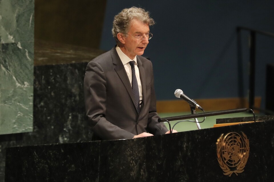Tysklands FN-ambassadör Christoph Heusgen. Arkivbild.