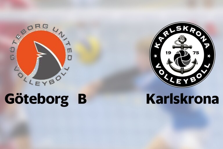 Karlskrona gästar Göteborg B