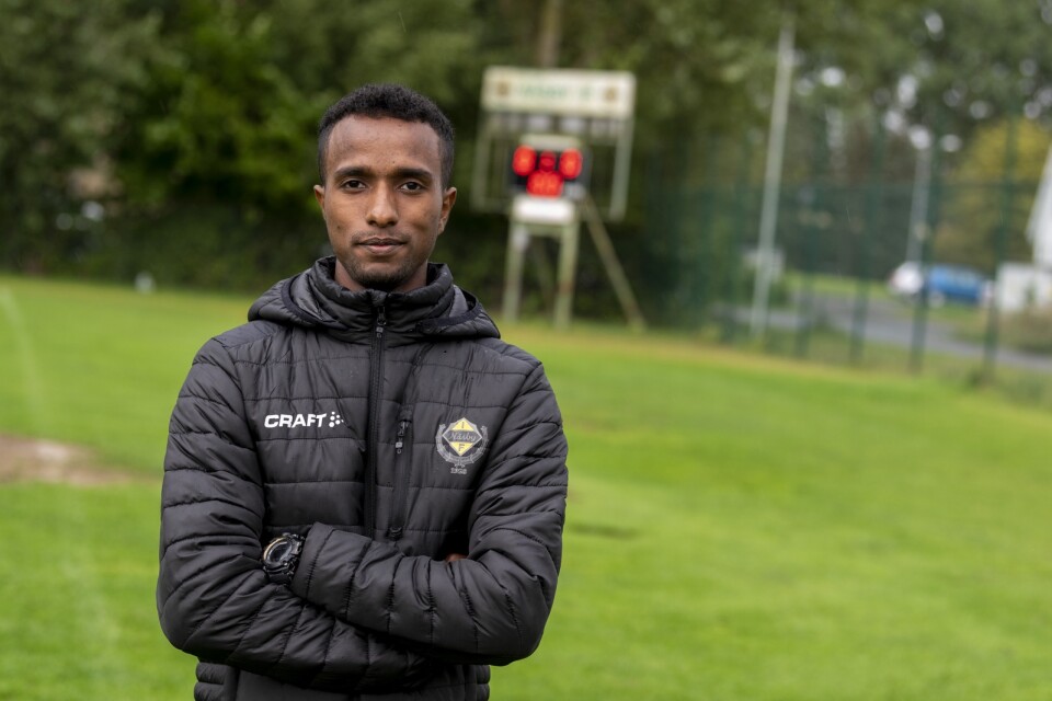 Samir Omar is responsible for the ball school and the junior team, as well as other duties. He is also chairman of City School IF. At present he is following a course for trainers in Eslöv.