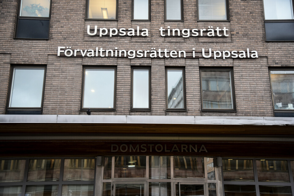 Sammanlagt åtalas 58 personer vid Uppsala tingsrätt. Arkivbild.