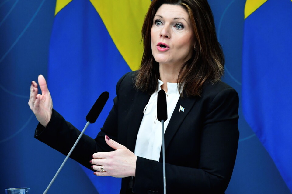 Regeringen och arbetsmarknadsminister Eva Nordmark (S) har beslutat om praktikersättning. Arkivbild.
