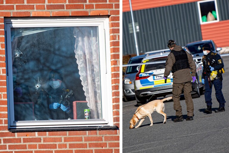 Person fanns i rummet som besköts på Götagatan