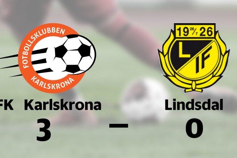 Lindsdal besegrade efter nio matcher utan förlust
