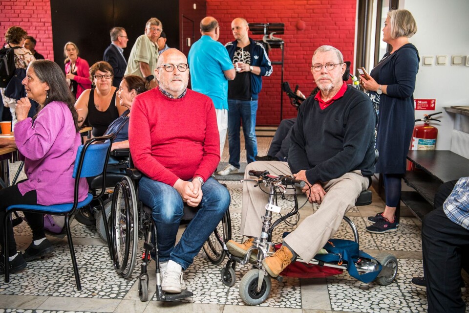 Gert Månsson och Sven-Olof Persson, ordförande respektive vice ordförande i DHR Blekinge, menar att det finns mycket kvar att förbättra för funktionshindrade.