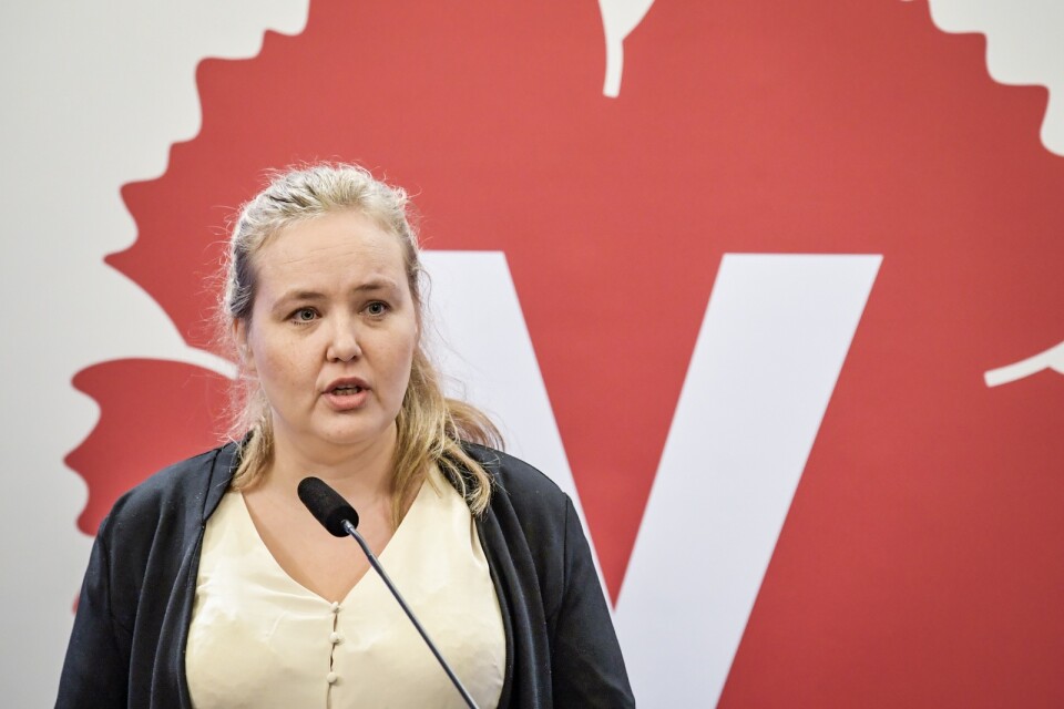 Ida Gabrielsson är Vänsterpartiets vice partiledare och talesperson för sjukförsäkringsfrågor. Arkivbild.
