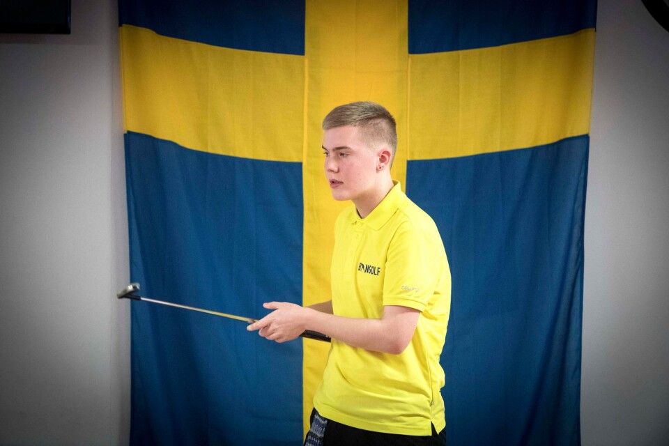 Johan Rydberg får åter dra på sig den svenska landslagströjan.