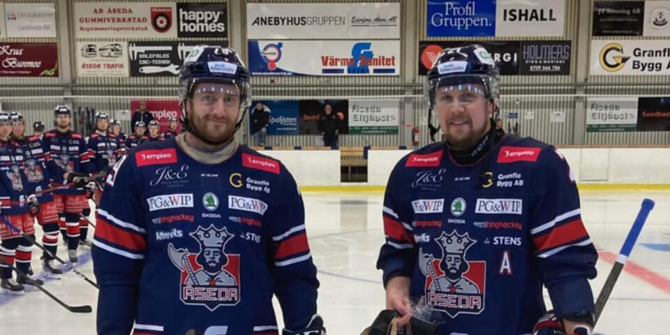 Adam Magnusson och Kristian Ederfors har satt nya klubbrekord i Åseda IF.