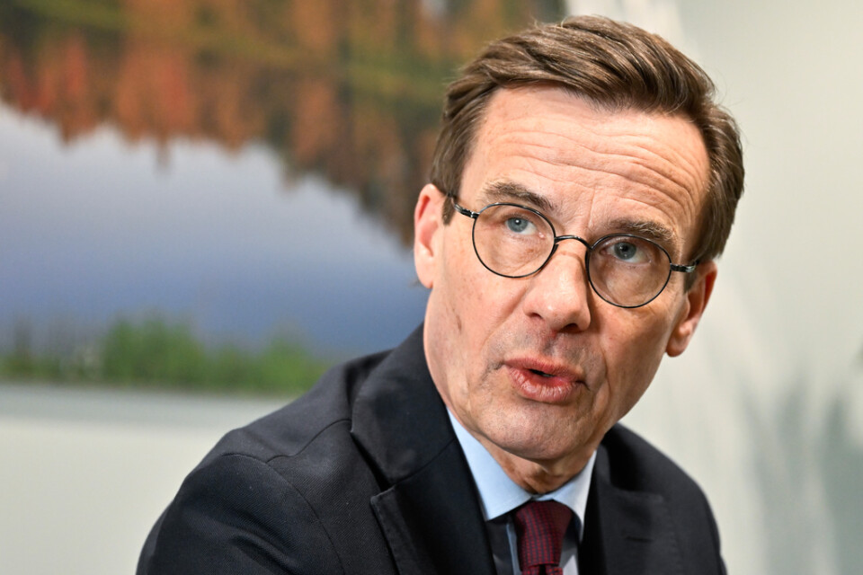 Statsminister Ulf Kristersson (M) anser att de ökade attentatshoten mot Sverige är oroande.