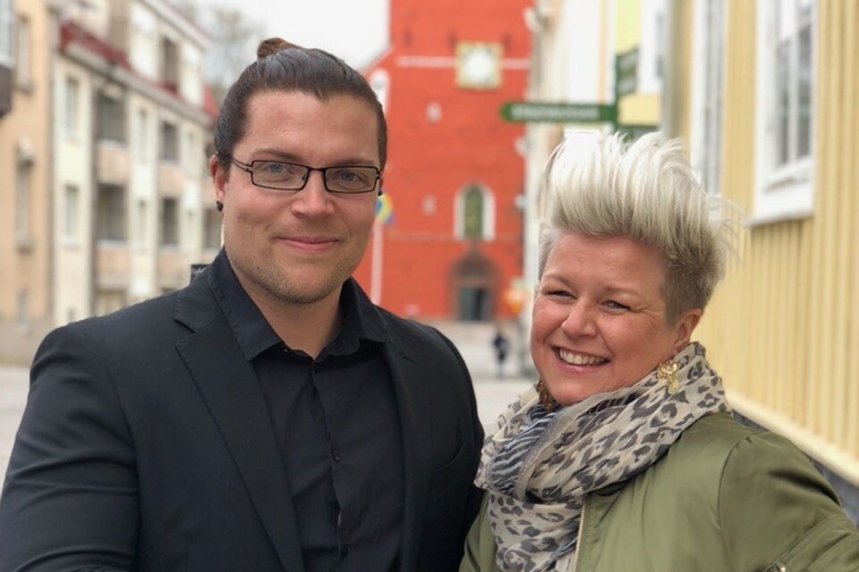 Nils-Petter Nilsson och Karin Bååth.