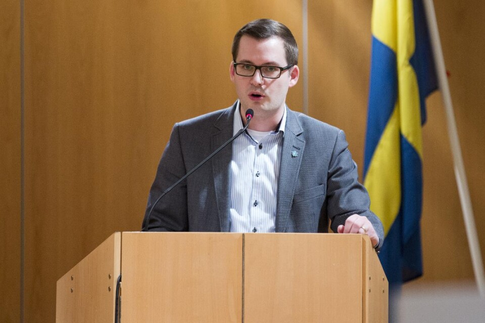 Mattias Bäckström Johansson (SD), riksdagsledamot.