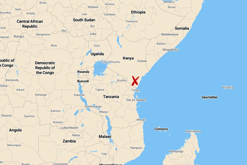 Kvinnan kidnappades i byn Chakama i sydöstra Kenya.