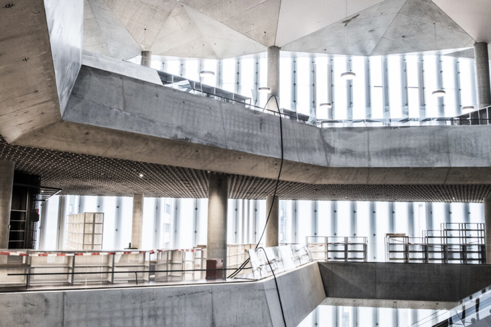 Oslos nya huvudbibliotek är ritat av Lund Hagem arkitekter och Atelier Oslo. Arkivbild.