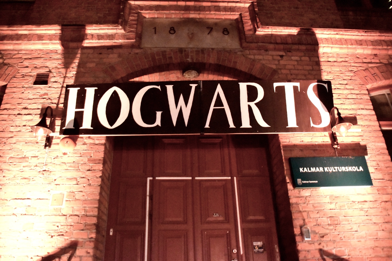 Kulturskolan förvandlades till Hogwarts under kvällen.