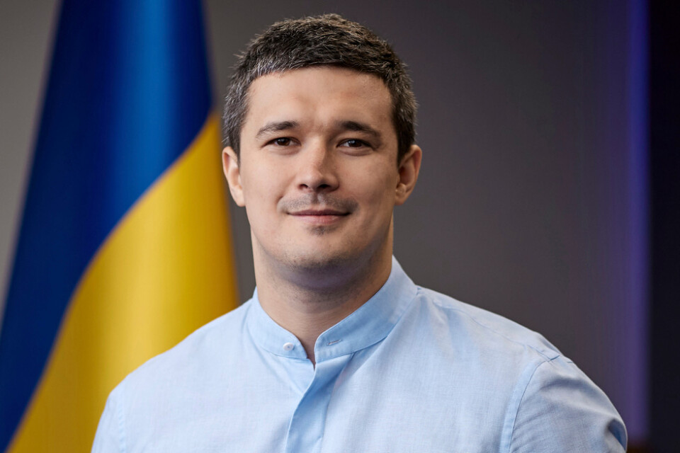 Mychailo Fedorov, den ukrainske politiker som skött kontakten med Elon Musk. Bild från våren 2022.