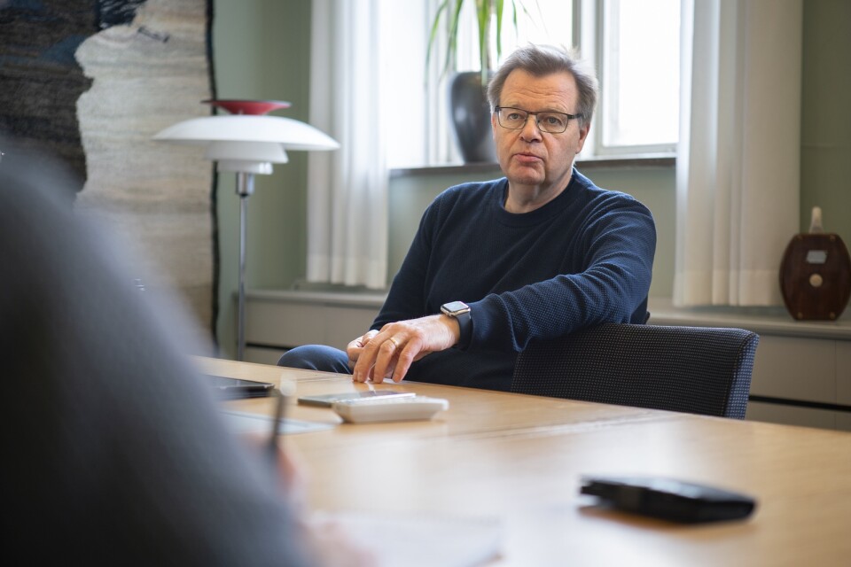 Per-Ola Mattsson, socialdemokraterna i Karlshamn svarar på frågor om Tärnö.
