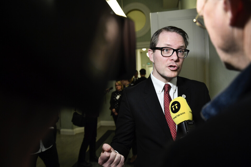 Moderaternas näringspolitiske talesperson Lars Hjälmered. Arkivbild.