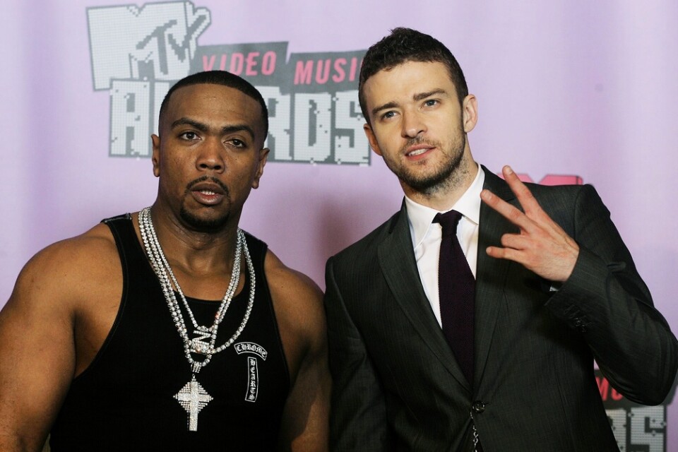 Timbaland och Justin Timberlake producerar musik tillsammans igen. Arkivbild.