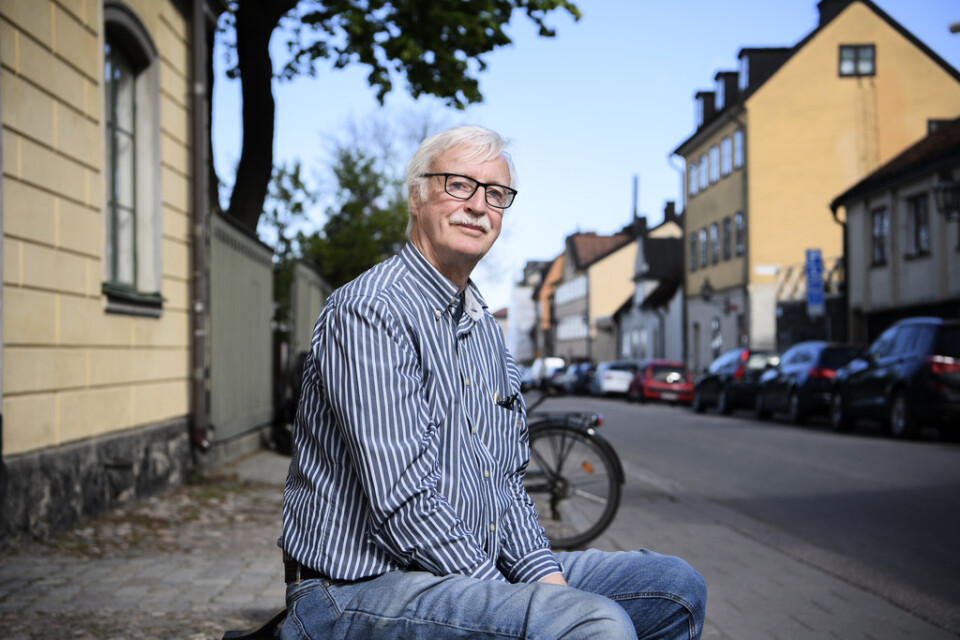 Harald Dahmér, 71 år, och boende i Stockholm säger att han alltid ägnat sig åt social distansering.
