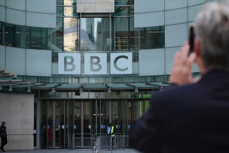 En programledare på brittiska BBC stängs av. Arkivbild.