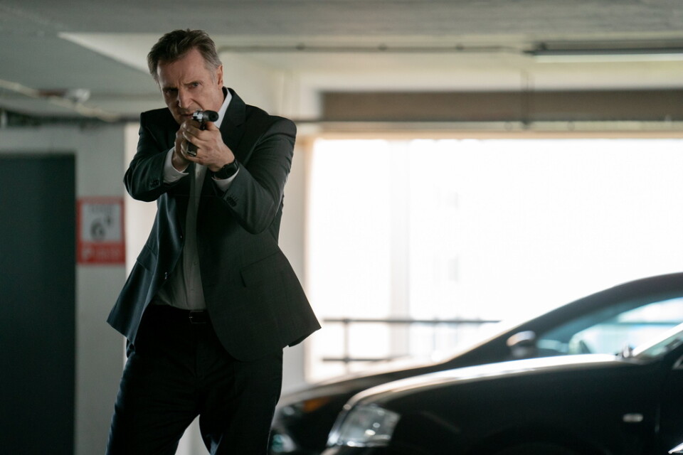 Liam Neeson gör som han brukar, skjuter och slåss så det ryker, men i "Memory" funkar inte receptet så bra. Pressbild.