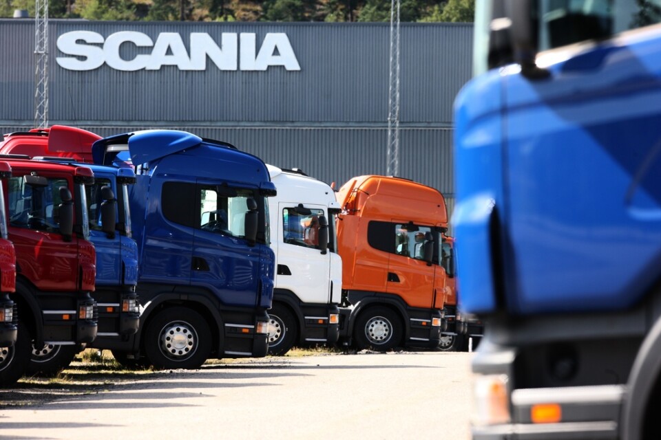 Lastbilstillverkaren Scanias anläggning i Södertälje.