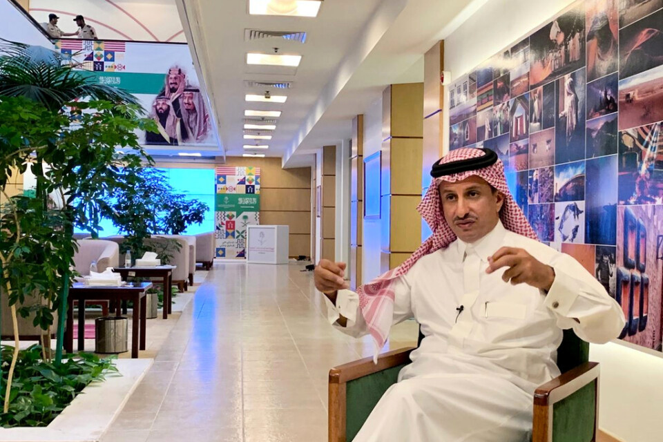 Saudiarabiens turistchef Ahmed al-Khatib säger att det är ett historiskt ögonblick när landet nu kommer att släppa in turister. Arkivbild.