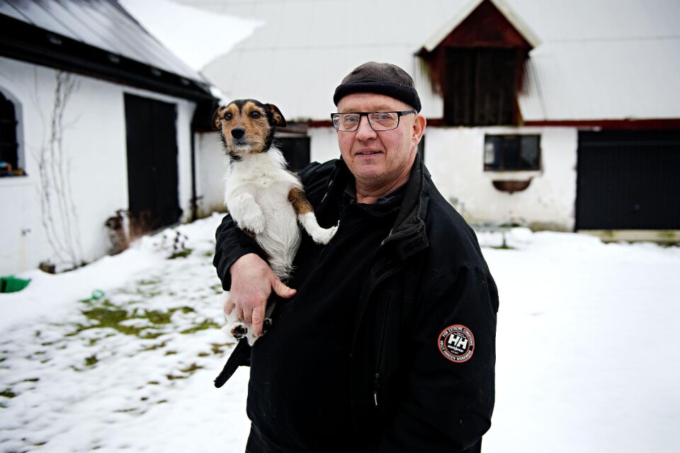 Veterinären Lars Hegestad, tycker att måttet är rågat och att mjölkböndernas situation är ohållbar. Foto: Maths Olsson