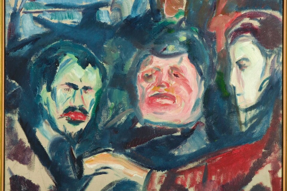 Edvard Munch: ”Tre män” (1927-30)