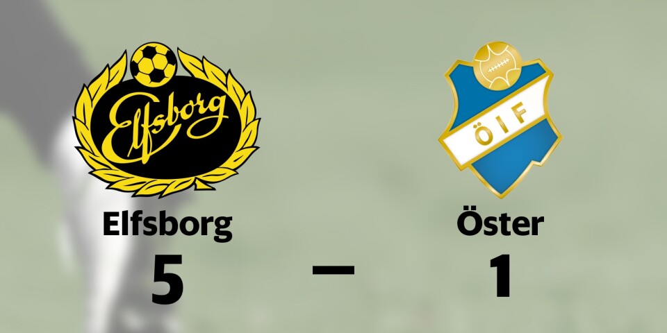 Theo Eliasson gjorde två mål när Elfsborg vann