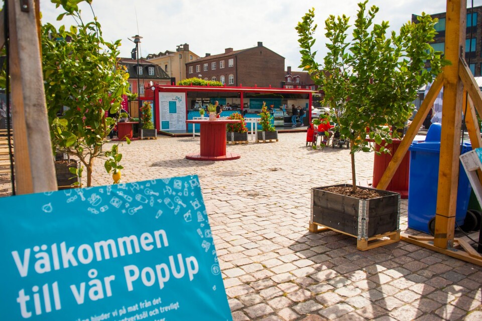 Paraply Pop Up vill skapa en sommar med festivalstämning vid Fisktorget.