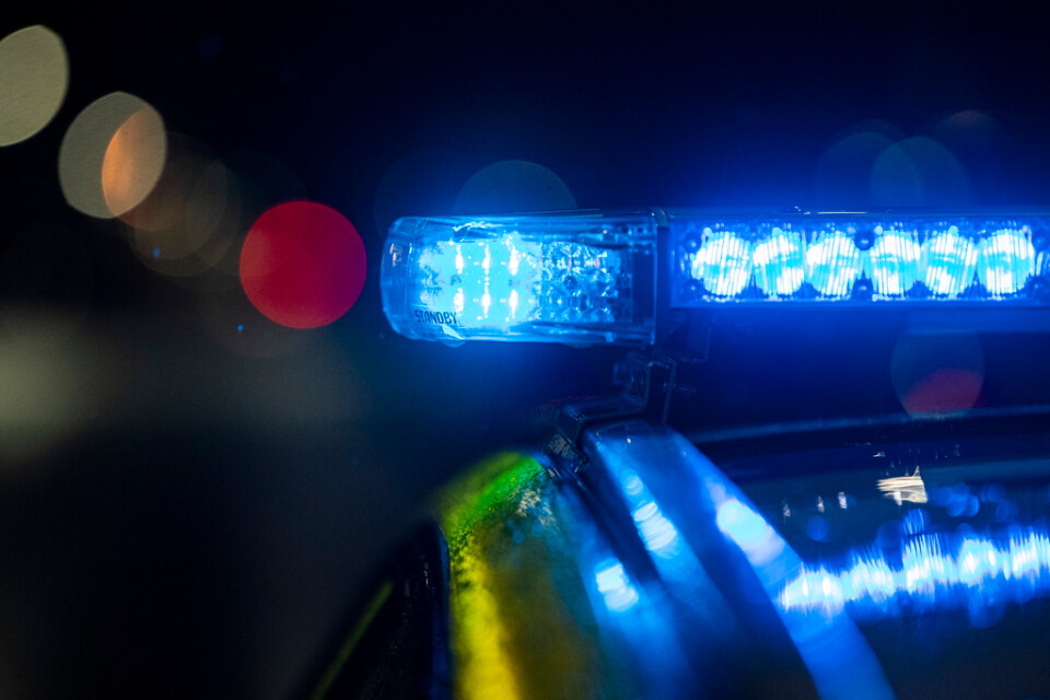 Polisen fick larm om skottlossning i Kristianstad under natten. Arkivbild.