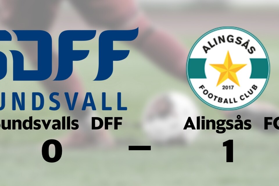 Alexandra Roholt matchhjälte för Alingsås FC mot Sundsvalls DFF