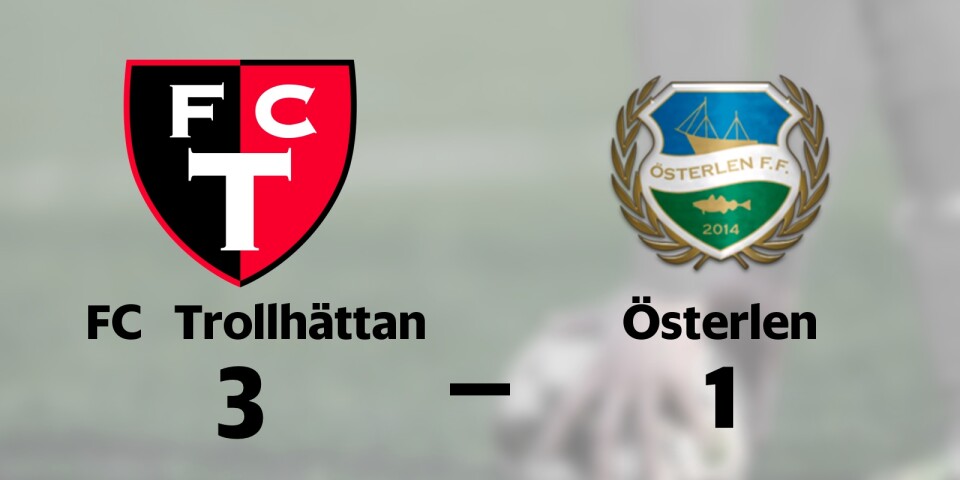 FC Trollhättan vann hemma mot Österlen