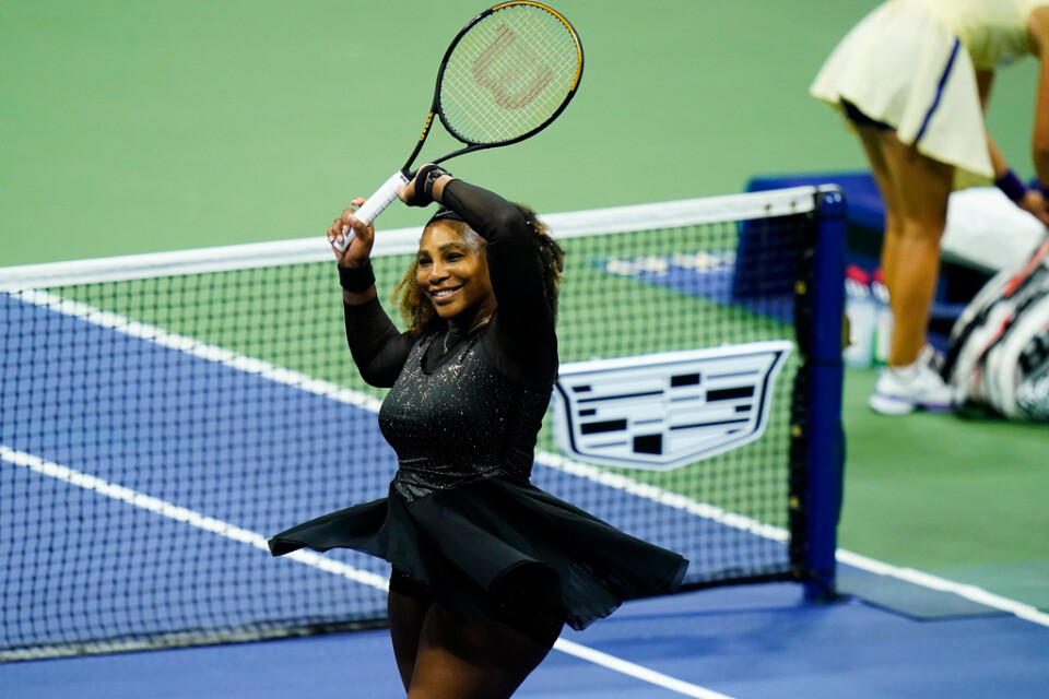 Serena Williams imponerar i US Open. I andra omgången besegrade hon estniska världstvåan Anett Kontaveit.