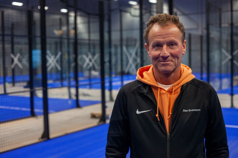 Åke Svensson kommer att gå över mer till padeldelen i verksamheten.