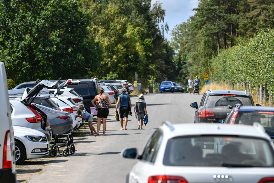 Parkeringsmöjligheterna ett allt större problem när den inhemska turismen i Sverige växer.