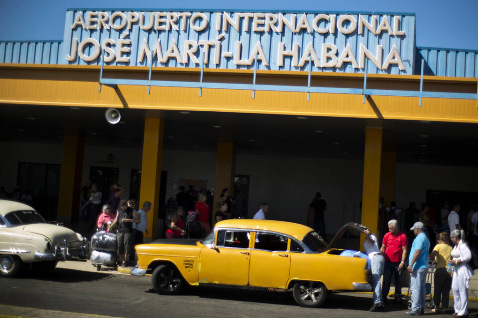 Havannas internationella flygplats blir den enda i Kuba dit amerikanska bolag kommer att kunna flyga. Arkivbild.