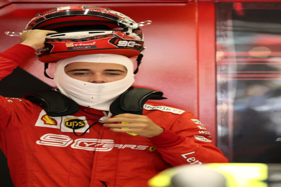 Charles Leclerc var snabbast under lördagens F1-tidskval.
