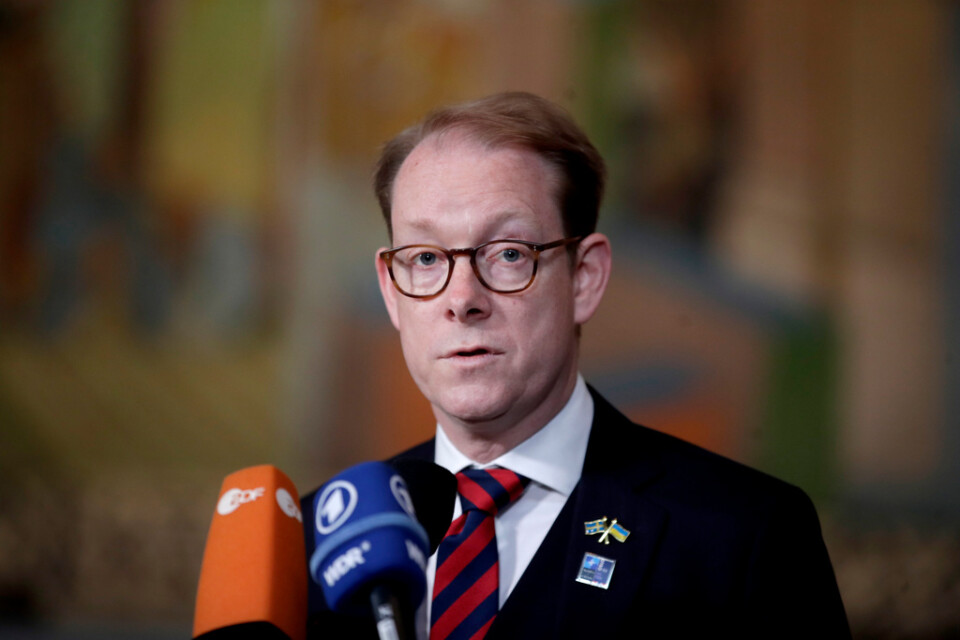 Sveriges utrikesminister Tobias Billström (M). Arkivbild